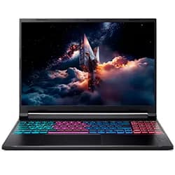 Notebook Gamer Acer Nitro V 16S Ai ANV16S-41-R2DX AMD Ryzen 7 260 Tela Wqxga 16" / 16GB de Ram / 1TB SSD / WIN11HOME / Geforce RTX5070 8GB - Obsidian Preto (Inglês)