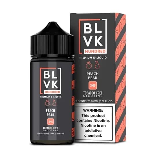 BLVK Juice Hundreds Peach Pear 100ML 3MG