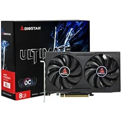 Placa de Vídeo Biostar Ultimate Gaming Oc 8GB Radeon RX7600 GDDR6 - VA76S6RM81-TBARA-BS2