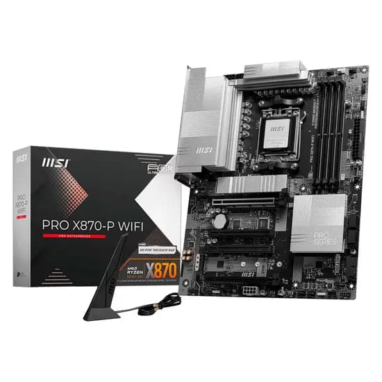 Placa Mãe MSI Pro X870-P Wifi DDR5 Socket AM5 Chipset AMD X870 ATX