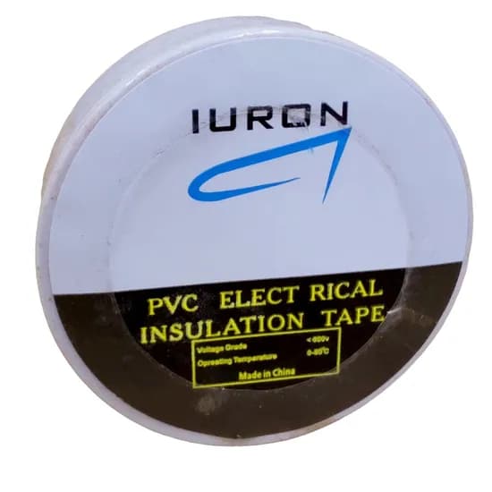 Maq. Iuron Fita de Isolamento Elétrico de PVC 05M Branca