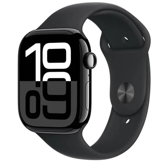 Apple Watch S10 46MM MWWQ3LW/A Jet Black Aluminium Black Sport Band M/L GPS