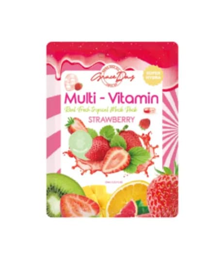 Graceday Multi-Vitamin Strawberry Mask Pack 27ML