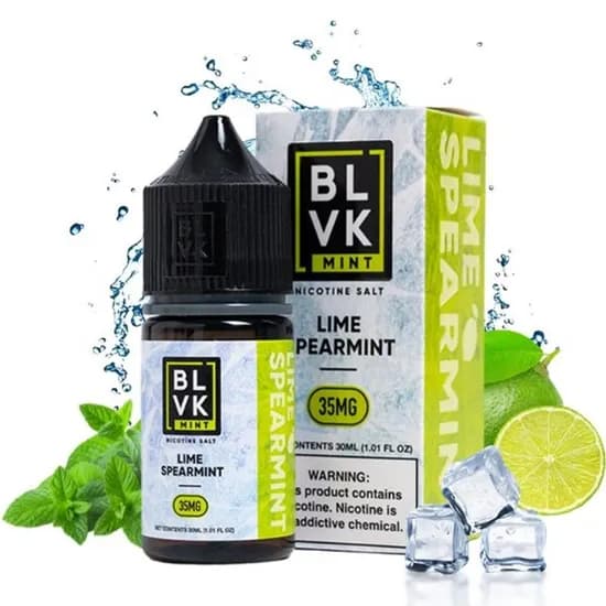 BLVK 30ML Salt Mint Lim Spearmint 35MG