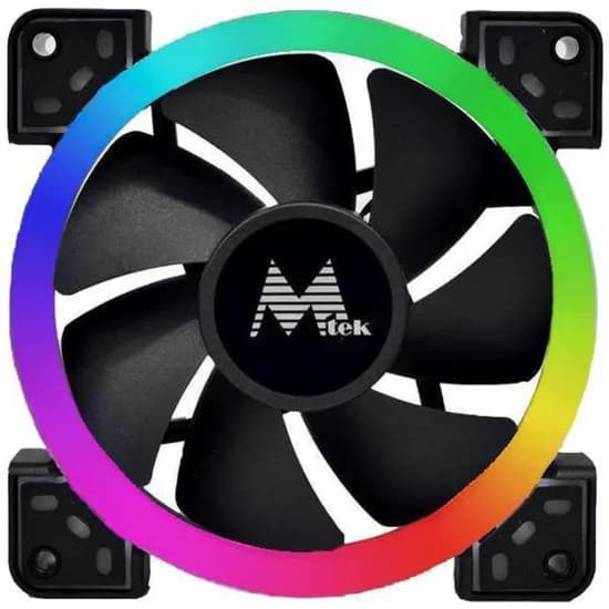 Cooler para Gabinete Mtek MF-120 RGB Dual