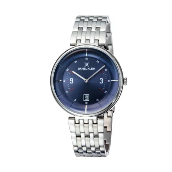 Relógio Analógico Masculino Daniel Klein Fiord DK11964-4 - Prata/Azul