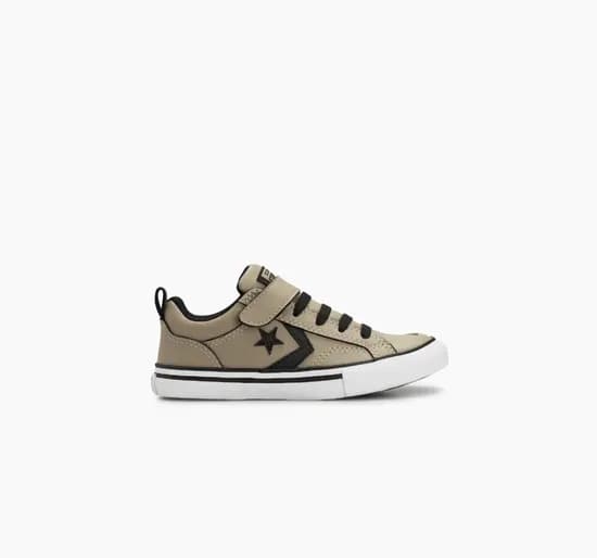 Calzado Converse Velcro Cuero Vintage