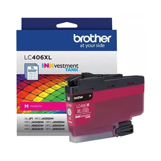 Cartucho Brother LC406XL Magenta