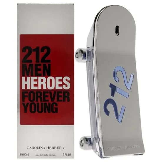 Perfume Masculino Carolina Herrera 212 Men Heroes Forever Young Edt 90ML