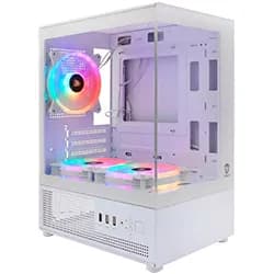 Gabinete Gamer Satellite K8502 Micro ATX / 3 Cooler - Branco