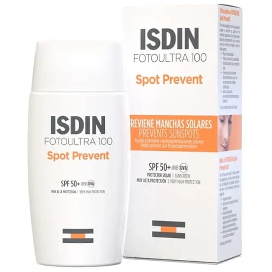 Protetor Solar Isdin Fotoultra 100 Spot Prevent SPF50+ 50 ML