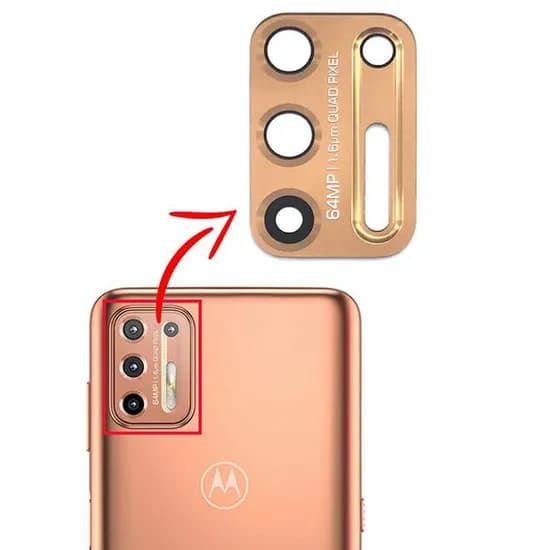 Lente de Camara Motorola G9 Plus (Solo Vidrio)