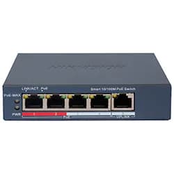 Hub Switch Hikvision DS-3E1105P-Ei/ M 4 Portas / Poe / 10/ 100MBPS