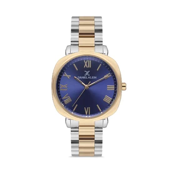 Relógio Analógico Feminino Daniel Klein Premium DK.1.12527-5 - Prata/Dourado