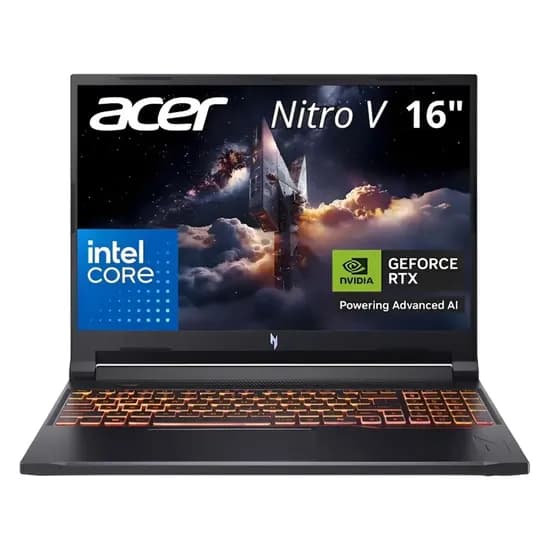 Notebook Gamer Acer Nitro V 16 Intel Core 7-240H RTX 5070 8GB 16GB Ram 512GB SSD Tela 15.6" Full HD+ Ips Windows 11 Preto - ANV16-72-72ZY