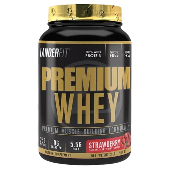 Landerfit Whey Protein Premium Whey 936 G - Strawberry
