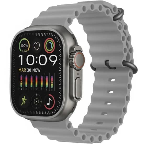 Relogio Smart Abc HW Ultra 2 Mini A3092 Kit 7 Cinto/NFC/GPT/And - Cinza
