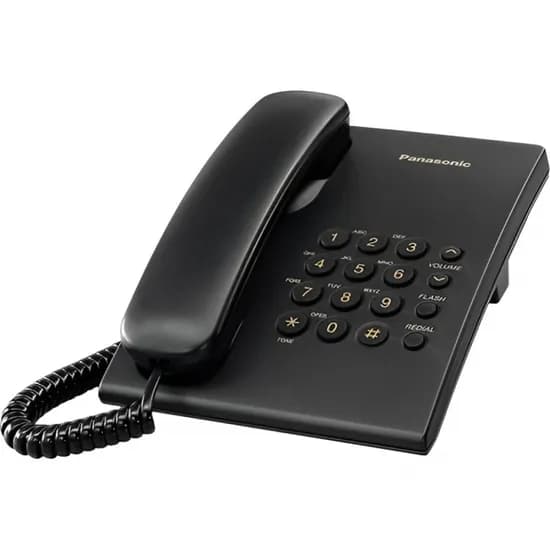 Telefone Panasonic KX-TS500LX Black