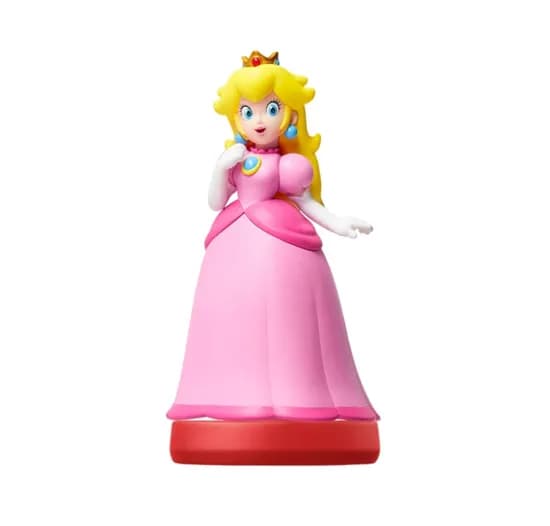 Boneco Amiibo Super Mario Peach