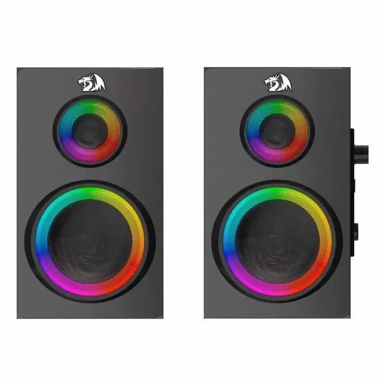 Caixa de Som Gamer Redragon GS811 LYNCH RGB Bluetooth 3.5MM - Preto
