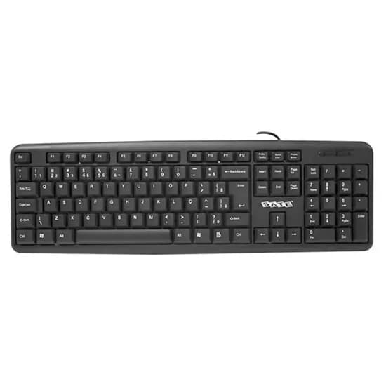 Teclado Satellite AK-910 USB Espanhol - Preto