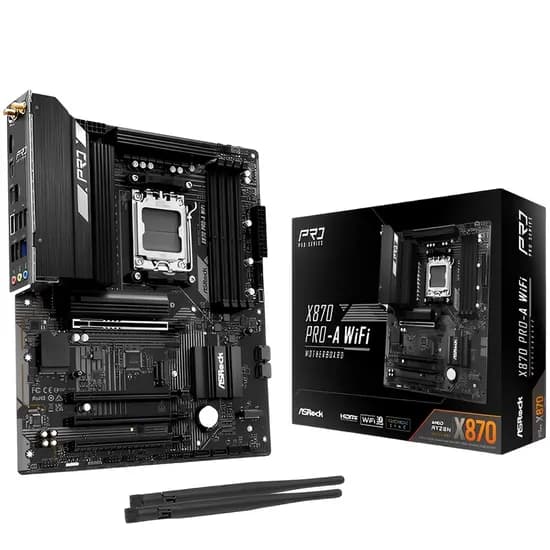 Placa-Mãe Asrock X870 Pro A Wifi AM5 DDR5