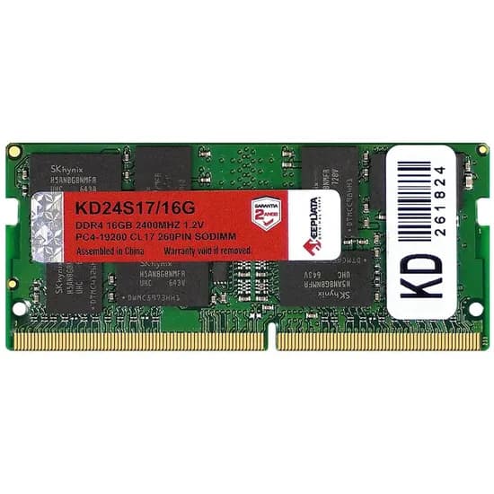 Memória Ram Keepdata KD24S17/16G - 16GB - DDR4 - 2400MHZ - para Notebook