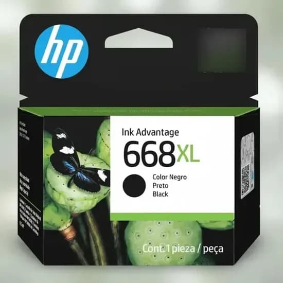 Tinta HP 668XL 7FP39VL Negro (Impressora 2975)