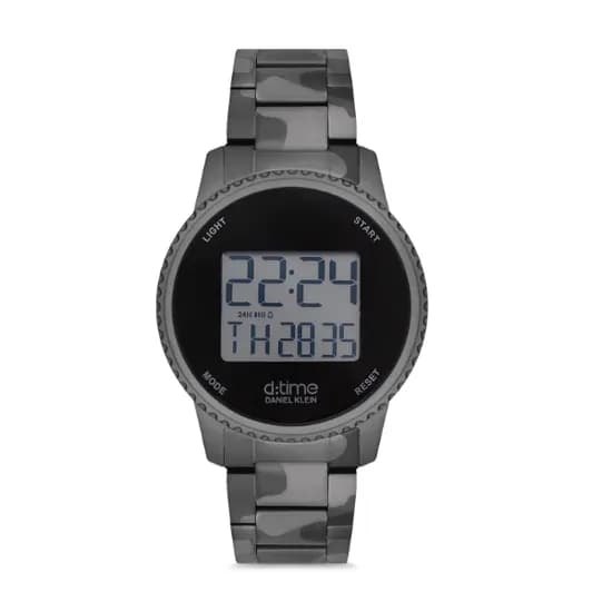 Relógio Digital Masculino Daniel Klein D:Time DK.1.12639-6 - Camo Cinza