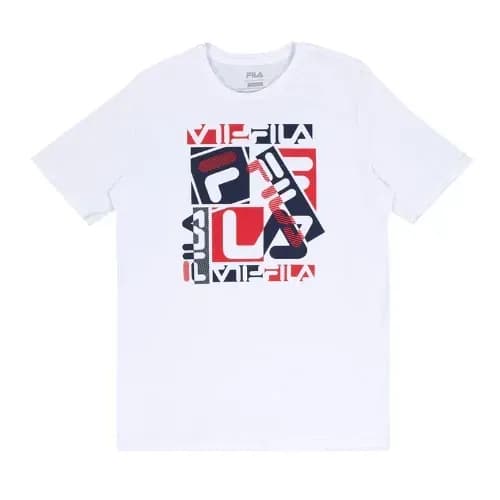 Camiseta Masculina Casual Fila Outline Logo