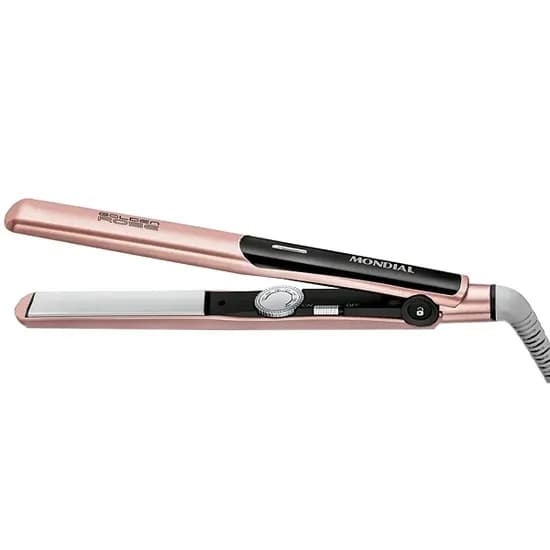 Chapinha para Cabelo Mondial Golden Rose P-20 220 ºC Bivolt - Rose Gold
