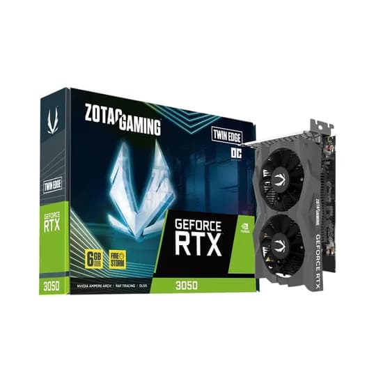 Placa de Vídeo Zotac Gaming Twin Edge Oc Edition Geforce RTX 3050 6GB GDDR6