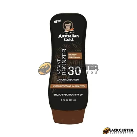 Loção Bronzeador Australian Gold Instant Bronzer SPF30 237ML