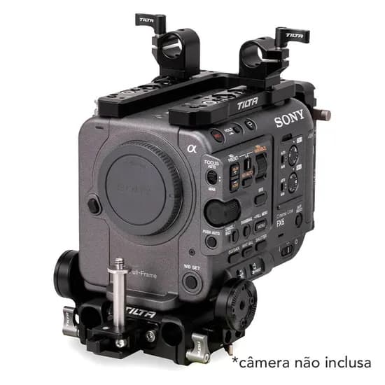 Tilta Camera Cage para Sony FX6 com Placa de Bateria V-Mount (Kit Avançado)