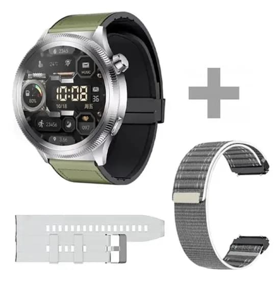 Smart Watch G-Tide R8 Pro - Silver + 2 Pulseiras