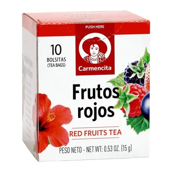 Chá Carmencita Frutas Vermelhas 10 Bags