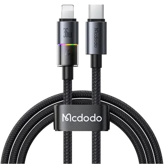 Cabo Mcdodo CA-8190 1.2 Metros USB-C A Lightning - Black