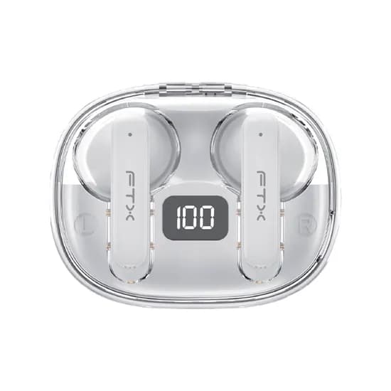 Fone de Ouvido FTX E80-WH - Bluetooth - Branco