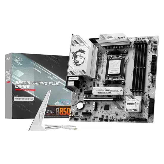 Placa Mãe MSI B850M Gaming Plus Wifi DDR5 Socket AM5 Chipset AMD B850 Micro ATX