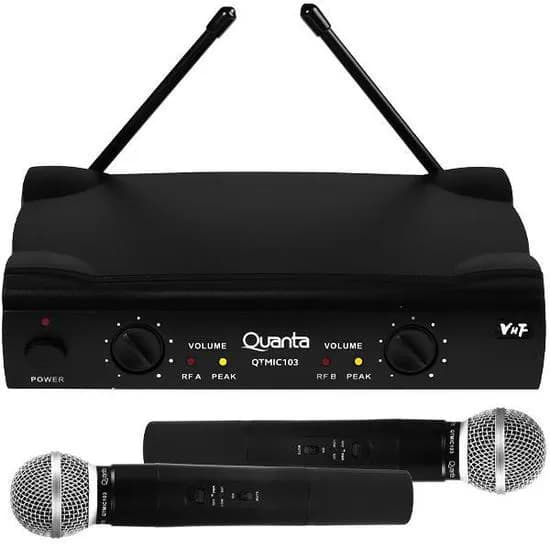 Microfono Quanta QTMIC103 Sem Fio