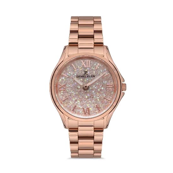 Relógio Analógico Feminino Daniel Klein Premium DK.1.12528-4 - Rosa Ouro