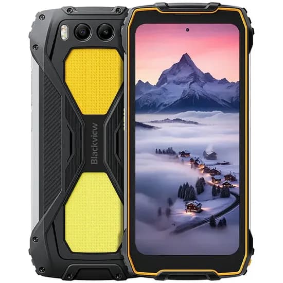 Celular Blackview BV7300 NFC Dual Sim de 256GB/6GB Ram de 6.7" 50+ 20MP/32MP - Preto/Amarelo