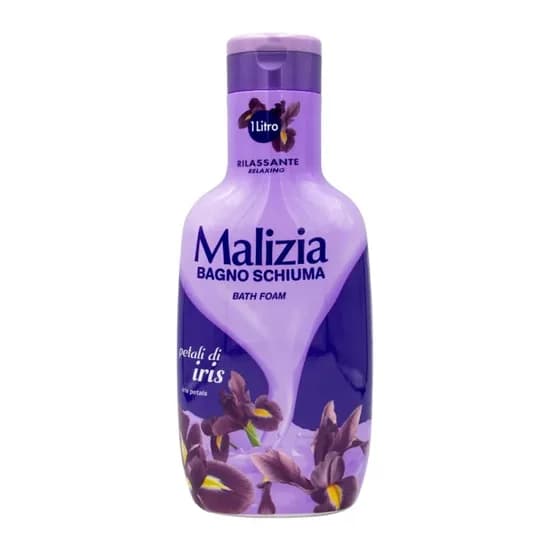 Sabonete Liquido Malizia Bagno Schiuma Petalas de Iris 1L