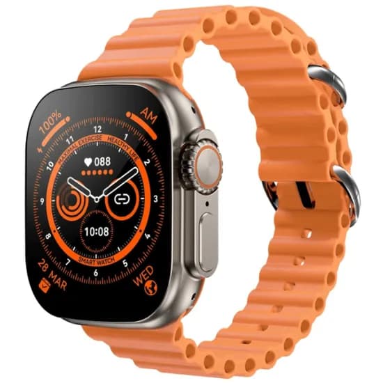 Relogio Smartwatch W&O 8 Ultra / 49MM / com Bluetooth - Laranja
