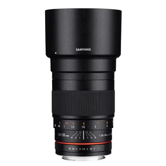 Lente Samyang Nikon MF DSLR 135MM F2.0 Ae FF
