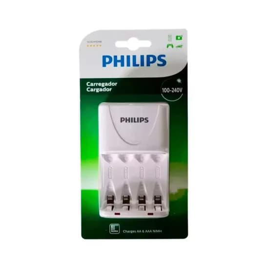 Carregador de Pilha Philips SCB-2440NB/97 - (Sem Pilhas)
