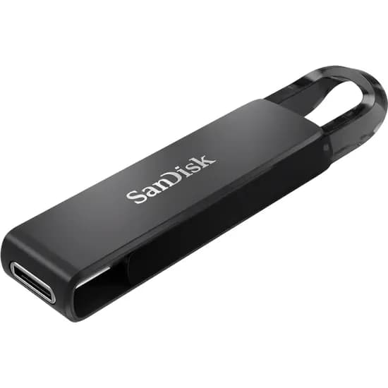 Pendrive Sandisk Ultra Z460 USB-C 256 GB - Preto (SDCZ460-256G-G46)