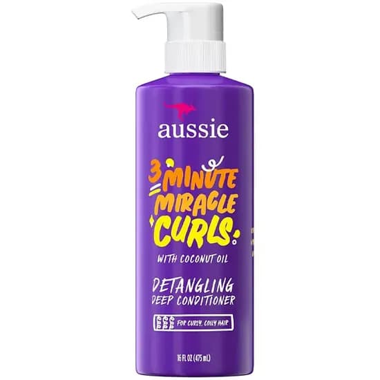 Máscara Capilar Aussie 3 Minute Miracle Curls With Coconut Oil 475 ML