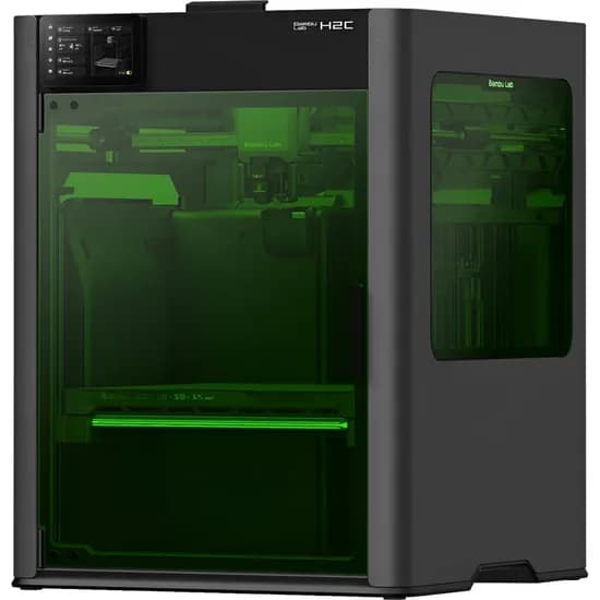 Impressora 3D Bambu Lab H2C Full Combo com Ams 2 Pro 1000 MM/s Multi Cor 220V - Cinza