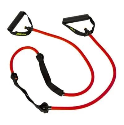 Mdbuddy Tubo Elastico com Alcas de Tensao Medio 210CM Vermelho